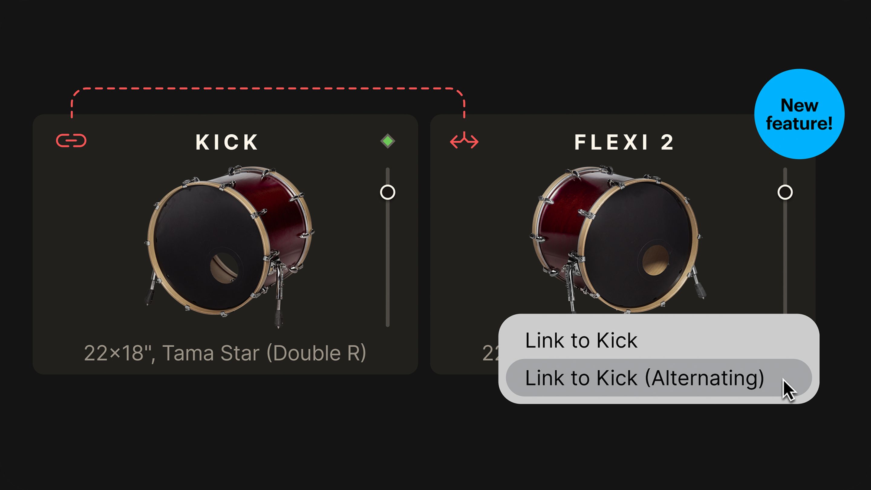 New double kick feature in Modern Heavy